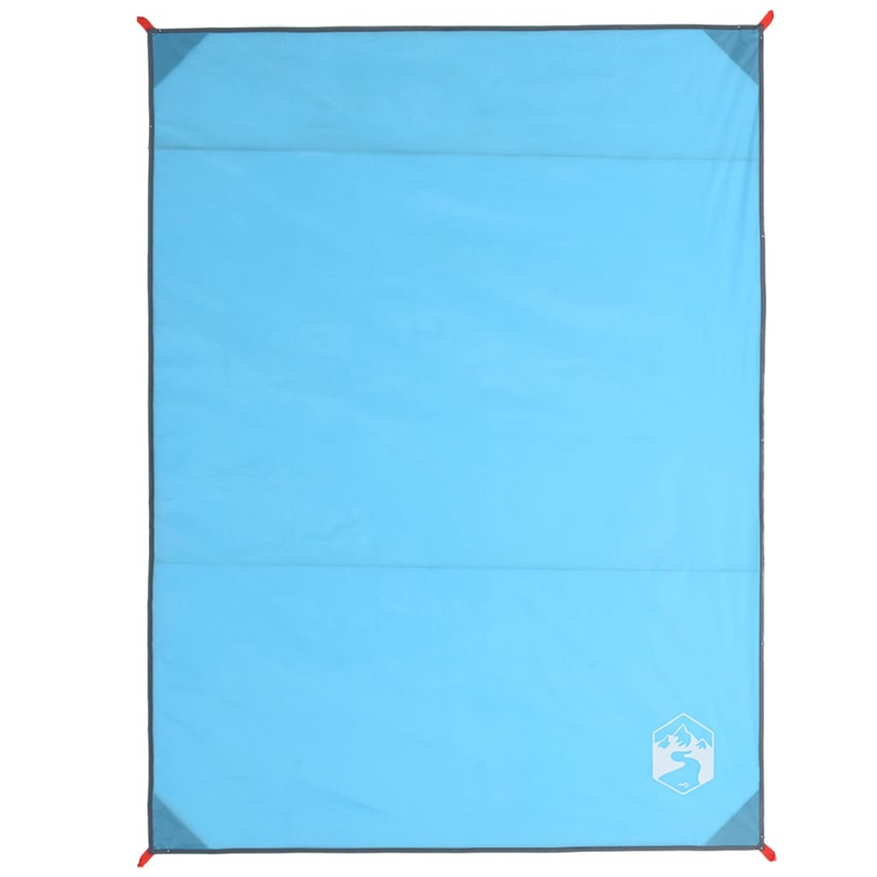 vidaXL Picnic Blanket with Pegs Blue 205x155 cm - Waterproof, Portable, and Versatile