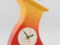 Ceramic Mantel Clock - Graduated Colour | Unique Handmade Clock