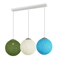 Concise Hand Woven Multi Colour Rattan Vine Ball Pendant Light Shades - Unique and Stylish Décor for Your Home