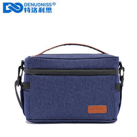 DENUONISS Waterproof Insulated Lunch Bags Oxford Travel Necessary Picnic Pouch Unisex Thermal Dinner Box Food Case Accessories