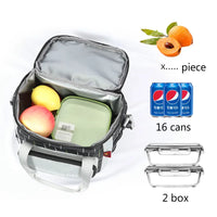 DENUONISS New Cooler Bag 16 Cans Waterproof Portable Food Picnic Beer Bag