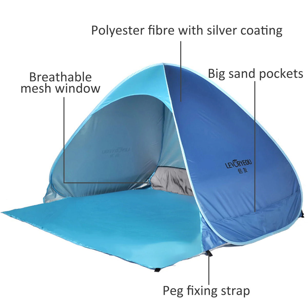 Outdoor Camping Beach Tent Shower Bath Changing Fitting Room