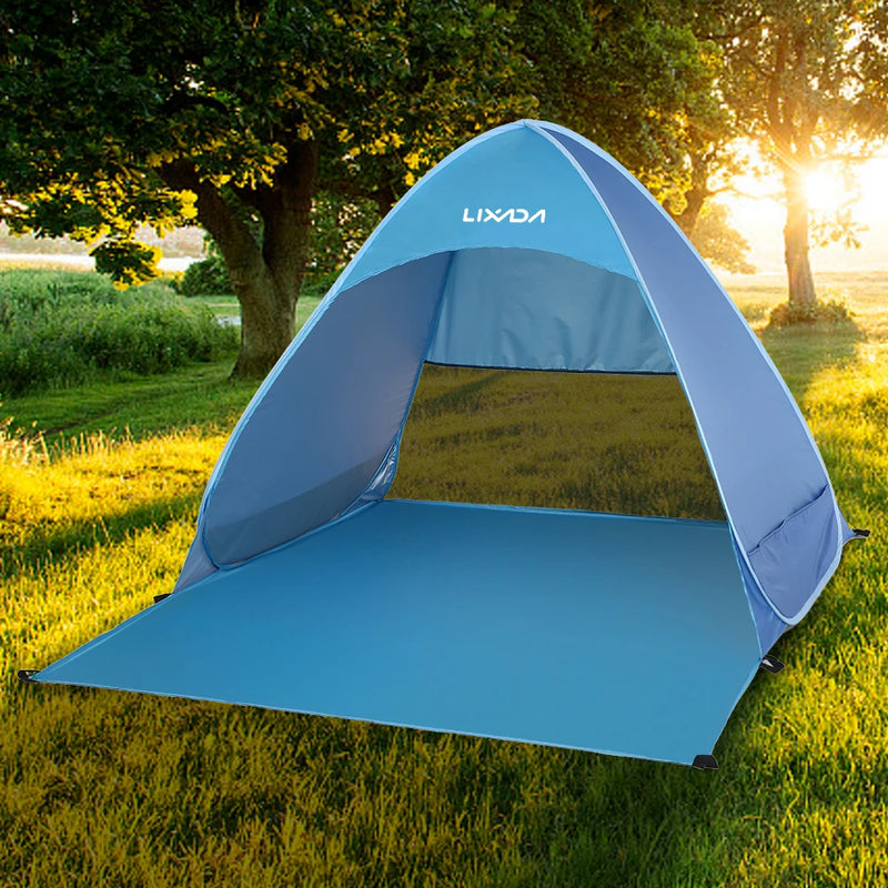 Automatic Instant Pop Up Tent Potable Beach Tent Lightweight UV protection