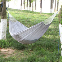 Double Layer Outdoor Hammock Sleeping Canvas Tarp Camping Hammock