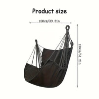 Fabric Hammock Outdoor Swing Chair Anti Rollover