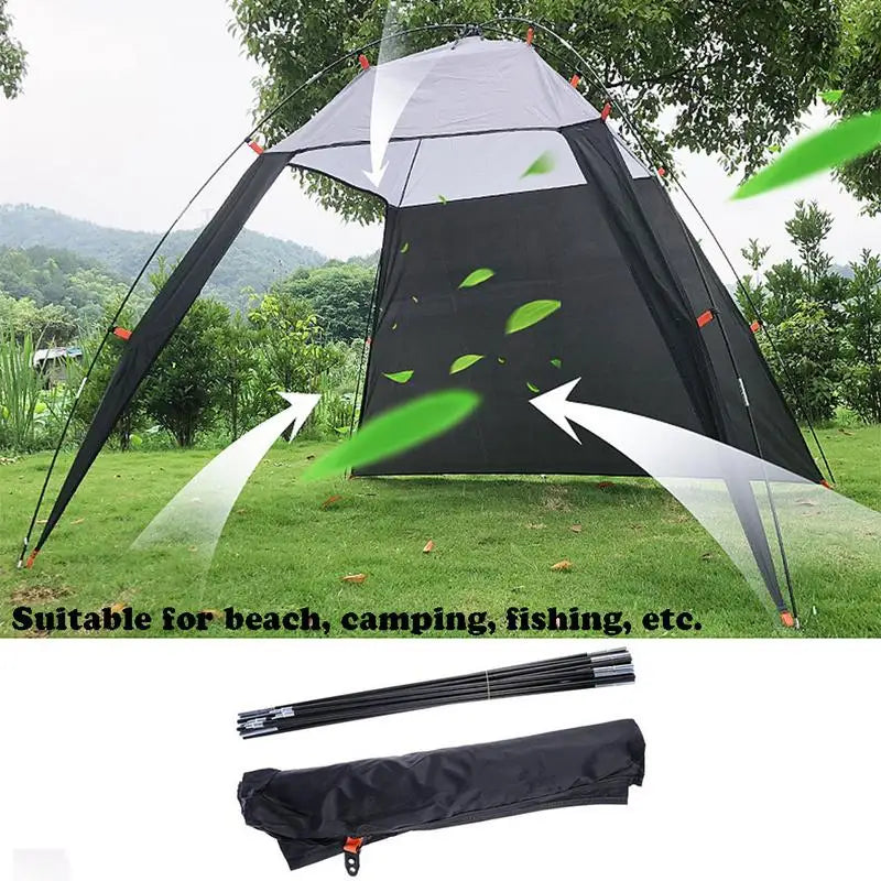 Outdoor Canopy Beach Shelter Sun Shade Tent Lightweight Anti-UV Waterproof