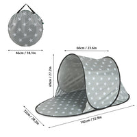 Uv-proof Beach Tent Automatic Instant Pop-up Tent Sunshelter for Baby Kid