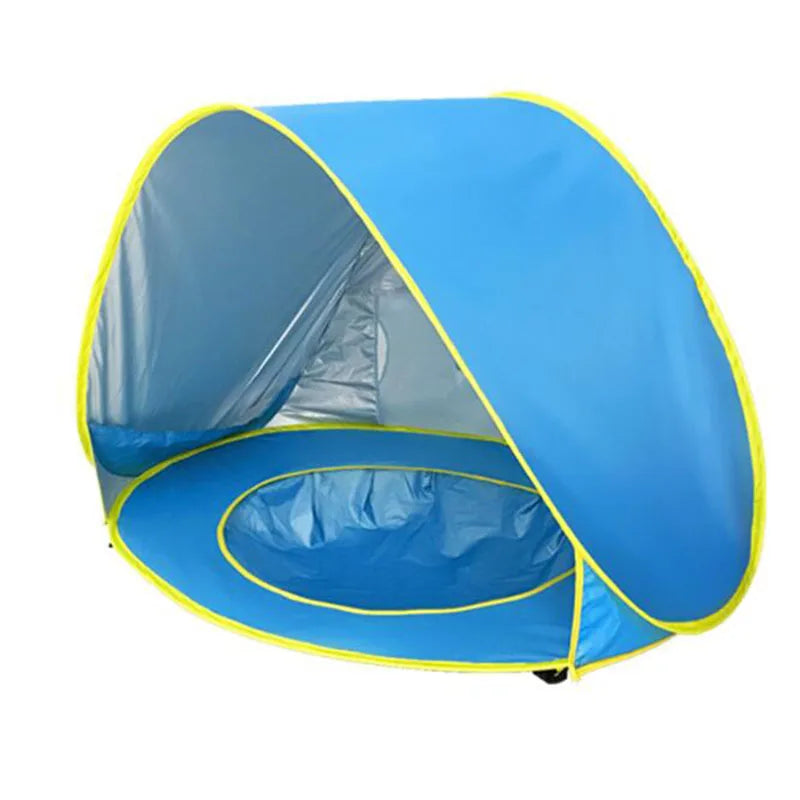 Baby Beach Tent Uv-protecting Sunshelter With A Pool