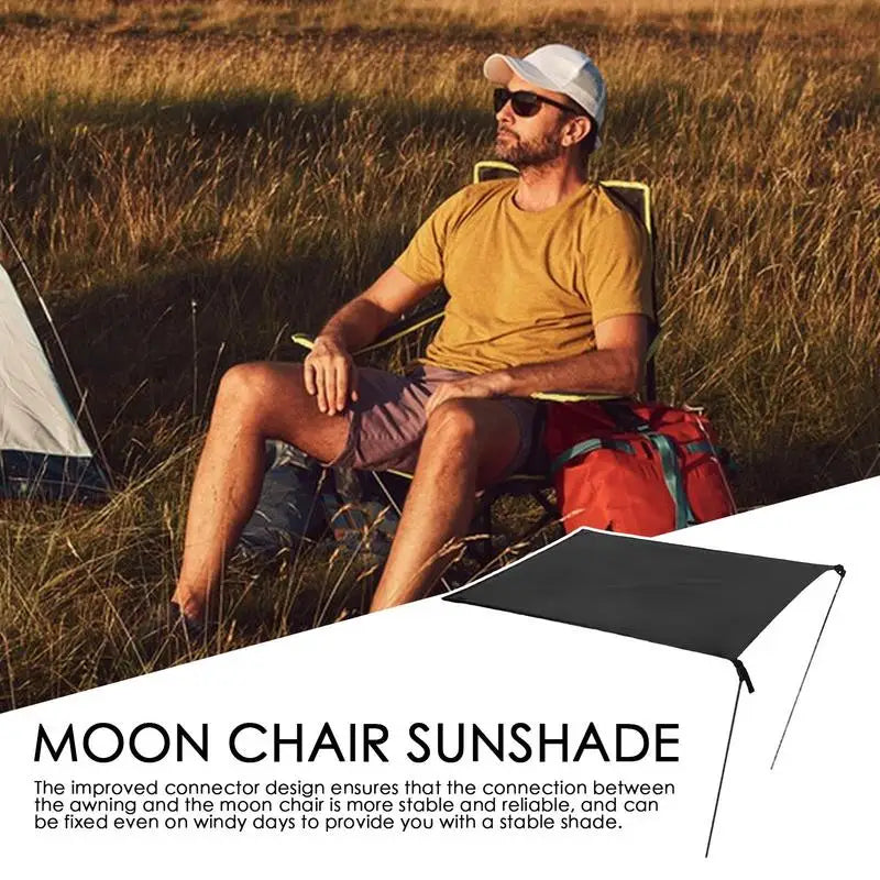 Outdoor Sunshade For Moon Chair Portable Lounge Sunshade