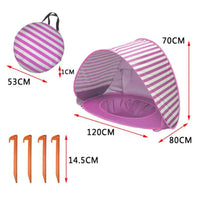 Baby Beach Tent Uv-protecting Sunshelter With A Pool