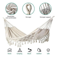 Thicken Canvas Garden Swing Hammock Outdoor