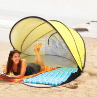 Pop Up Summer Automatic Beach Tent 2-3 People Speed Open Quick Portable