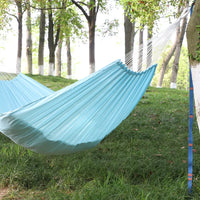 Double Layer Outdoor Hammock Sleeping Canvas Tarp Camping Hammock