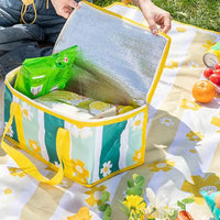 35*20*20cm Insulated Picnic Bag Leakproof Soft Sided Cooler Bag For Picnic Party BBQ Beach Camping Lunch