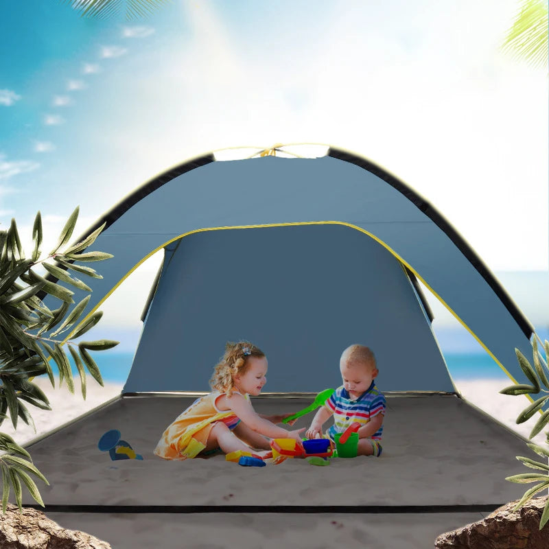 Potable Beach Tent Lightweight Outdoor UV Protection