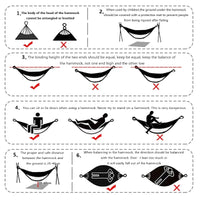 Maximum 300kg Hammock Large Brazilian Macrame Bohemia Tassel Hammock Swing Net Chair Out/Indoor Hanging Hammock Swings