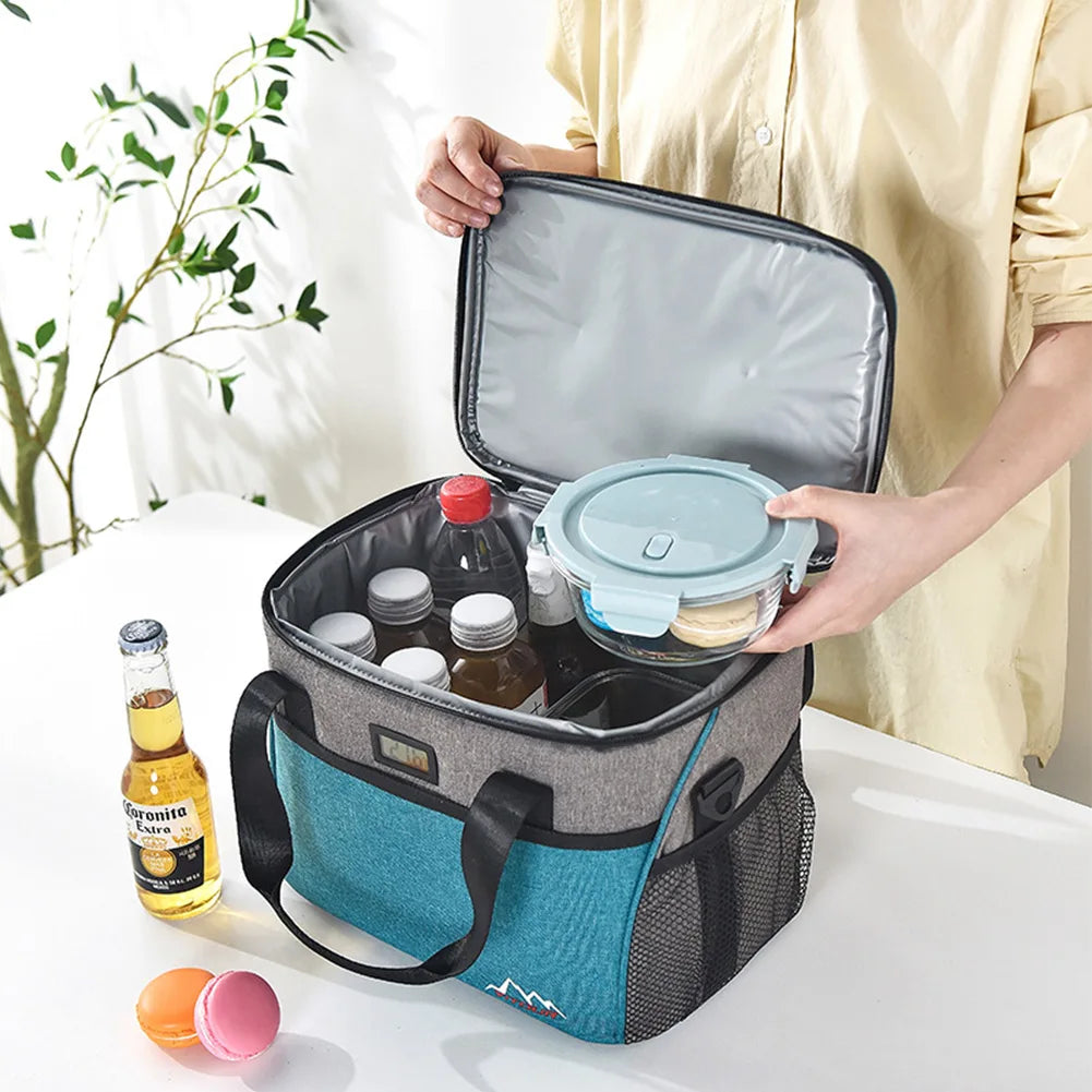 5L/10L/15L  Durable Lunch Box Cooler Bag Temperature Display Waterproof