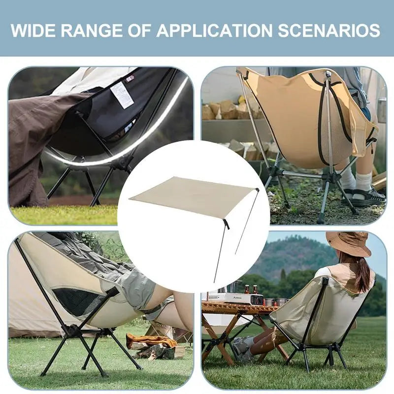 Moon Chair Outdoor Sunshade Camping Chair Sunshade